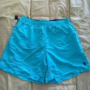 Men’s Polo Ralph Lauren Blue Swim Trunks
